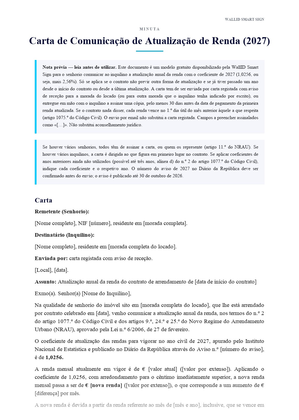 Pré-visualização: Carta de Atualização de Renda (2027)